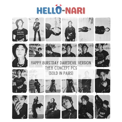 [THE8] SEVENTEEN HAPPY BURSTDAY Daredevil Version Concept Photocards (Sold in pairs)
