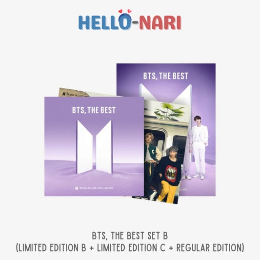BTS, THE BEST Set B (Limited Edition B + Limited Edition C + Regular Edition)