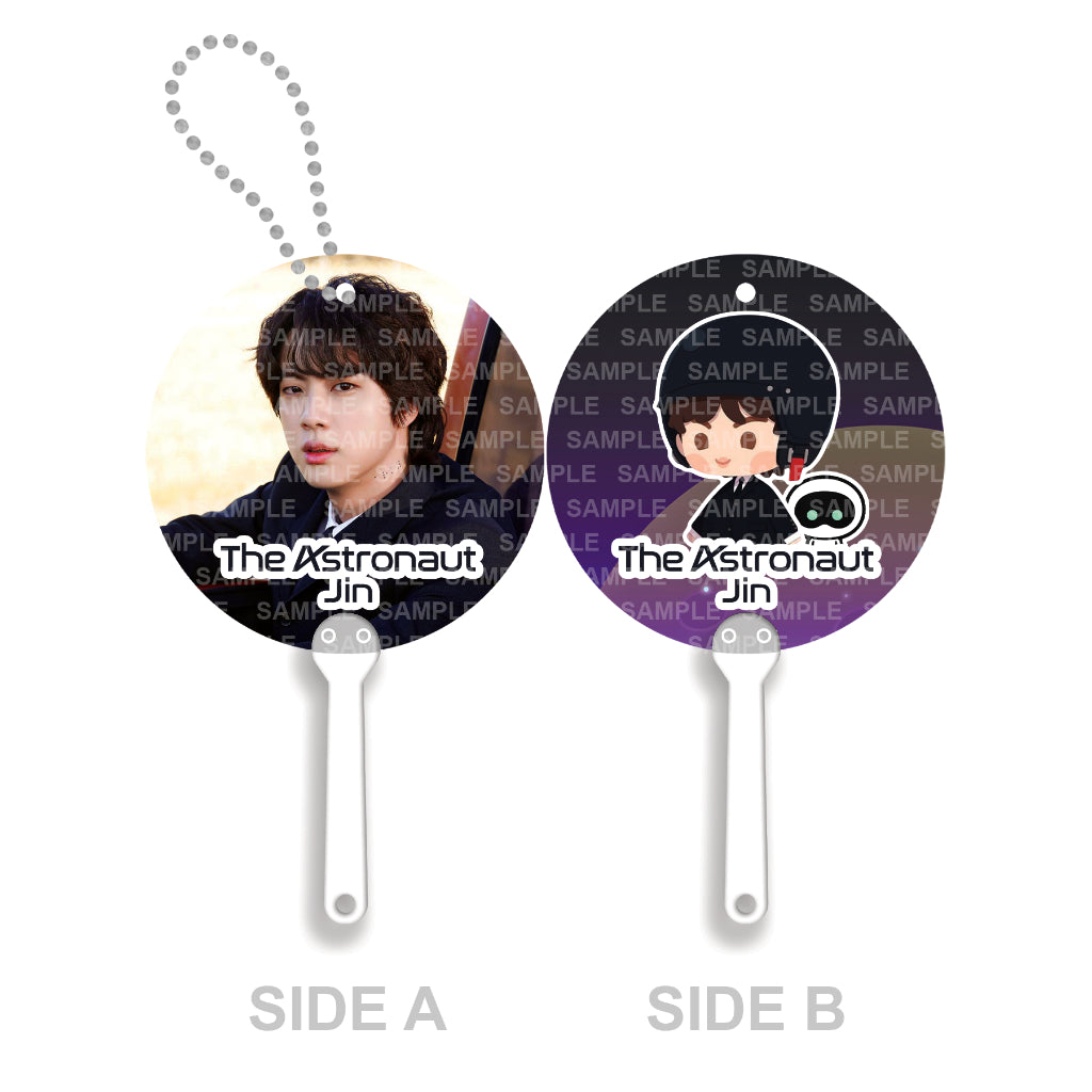 [FANMADE] BTS Inspired Mini Image Picket Fan Keyring