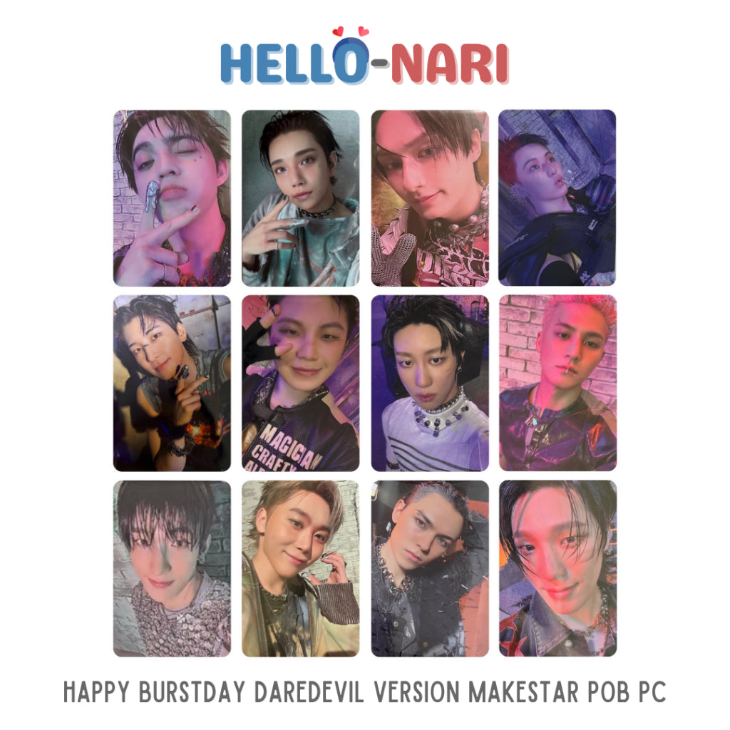 [MAKESTAR] SEVENTEEN HAPPY BURSTDAY Daredevil Version POB Photocards