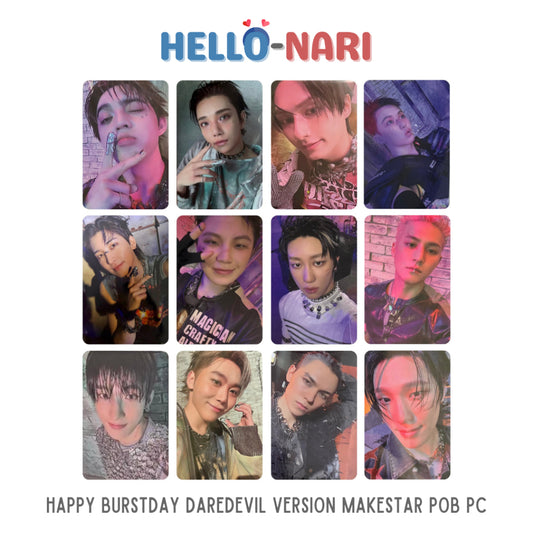 [MAKESTAR] SEVENTEEN HAPPY BURSTDAY Daredevil Version POB Photocards