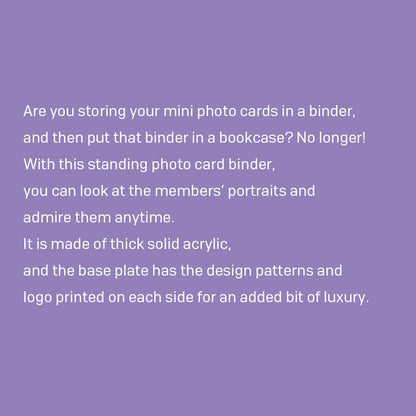 [UNSEALED] BTS SOWOOZOO Stand Photo Card Binder (No Photocards)