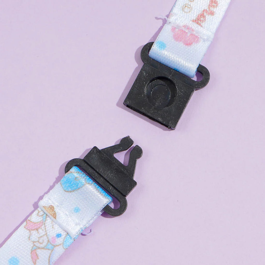SANRIO ID Case and Neck Strap (Cinnamoroll / Kuromi)