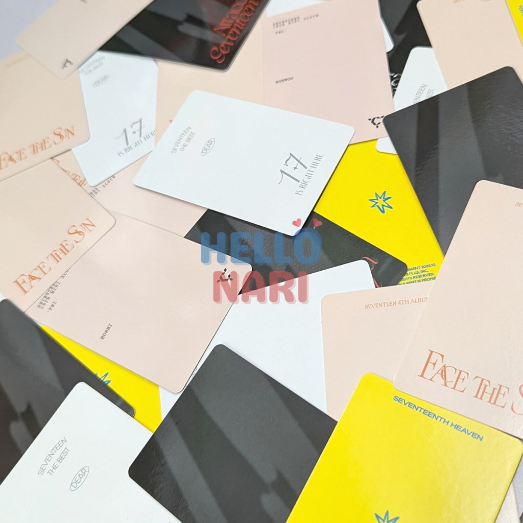 [RANDOM] SEVENTEEN Official Concept Photocard (Non-Random Photocard / NRPC)