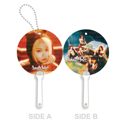 [FANMADE] LE SSERAFIM Mini Image Picket Fan Keyring
