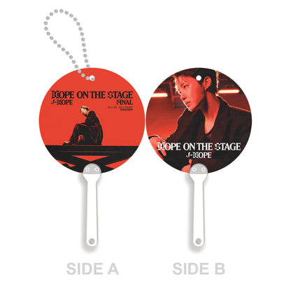 [FANMADE] BTS Inspired Mini Image Picket Fan Keyring