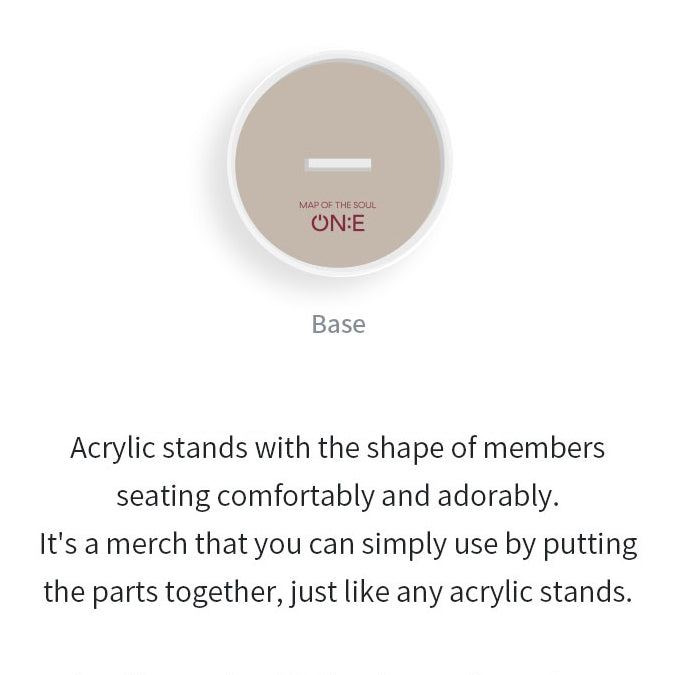 BTS 'MAP OF THE SOUL ON:E' Lucky Draw (Acrylic Standee)