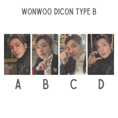 DICON VOLUME No26 SEVENTEEN WONWOO & MINGYU : White Midnight Official Photocards