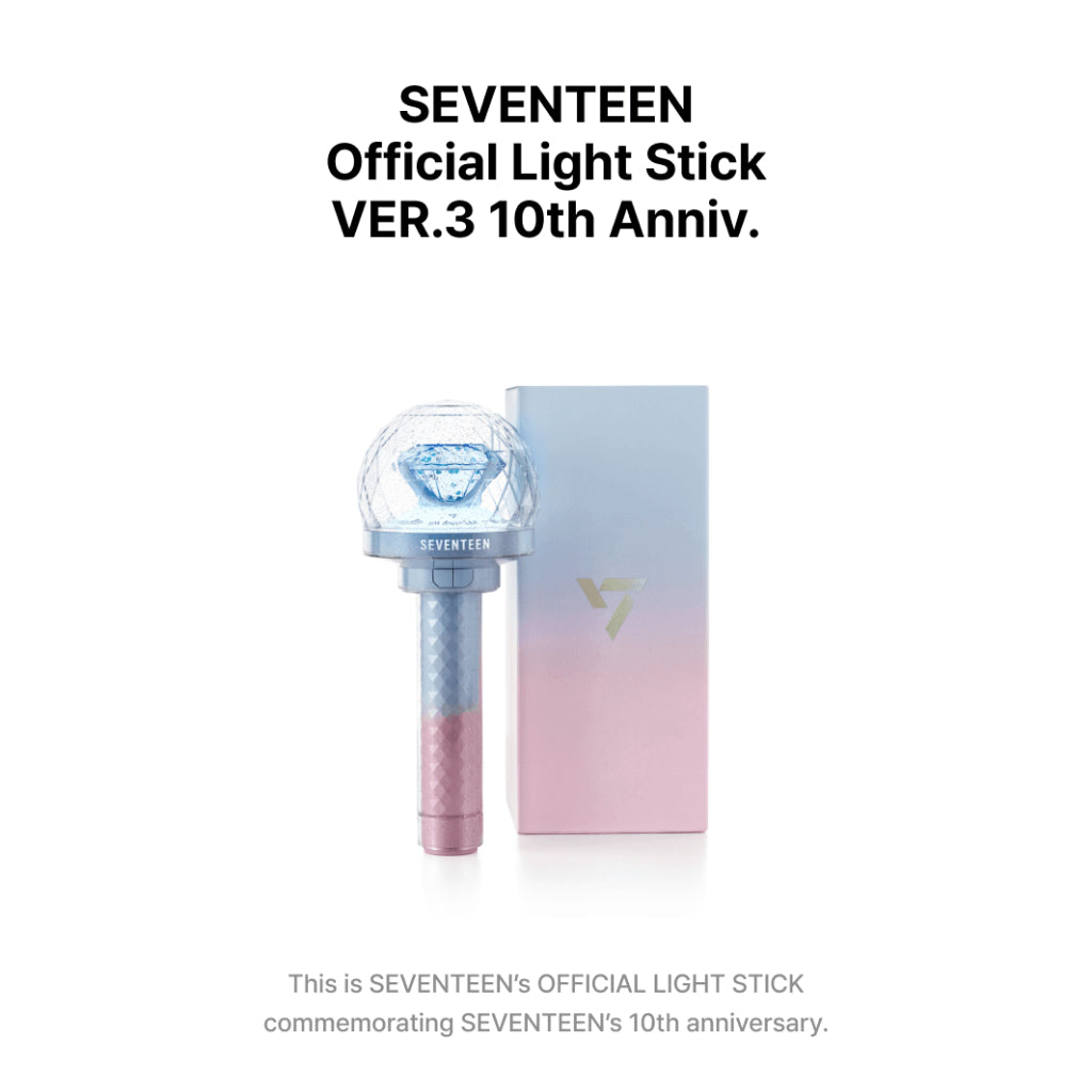 SEVENTEEN Official Light Stick - Carat Bong Version 3 10th Anniversary