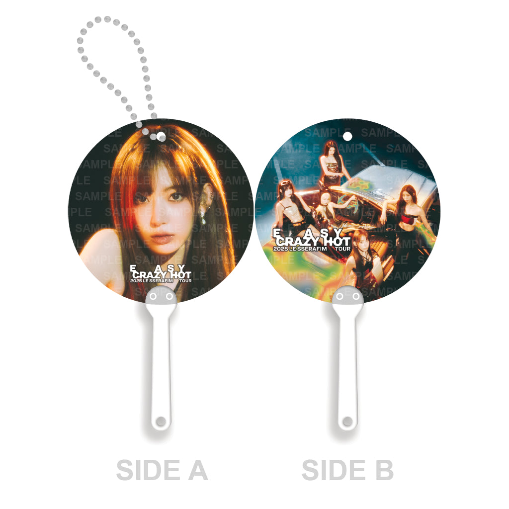 [FANMADE] LE SSERAFIM Mini Image Picket Fan Keyring
