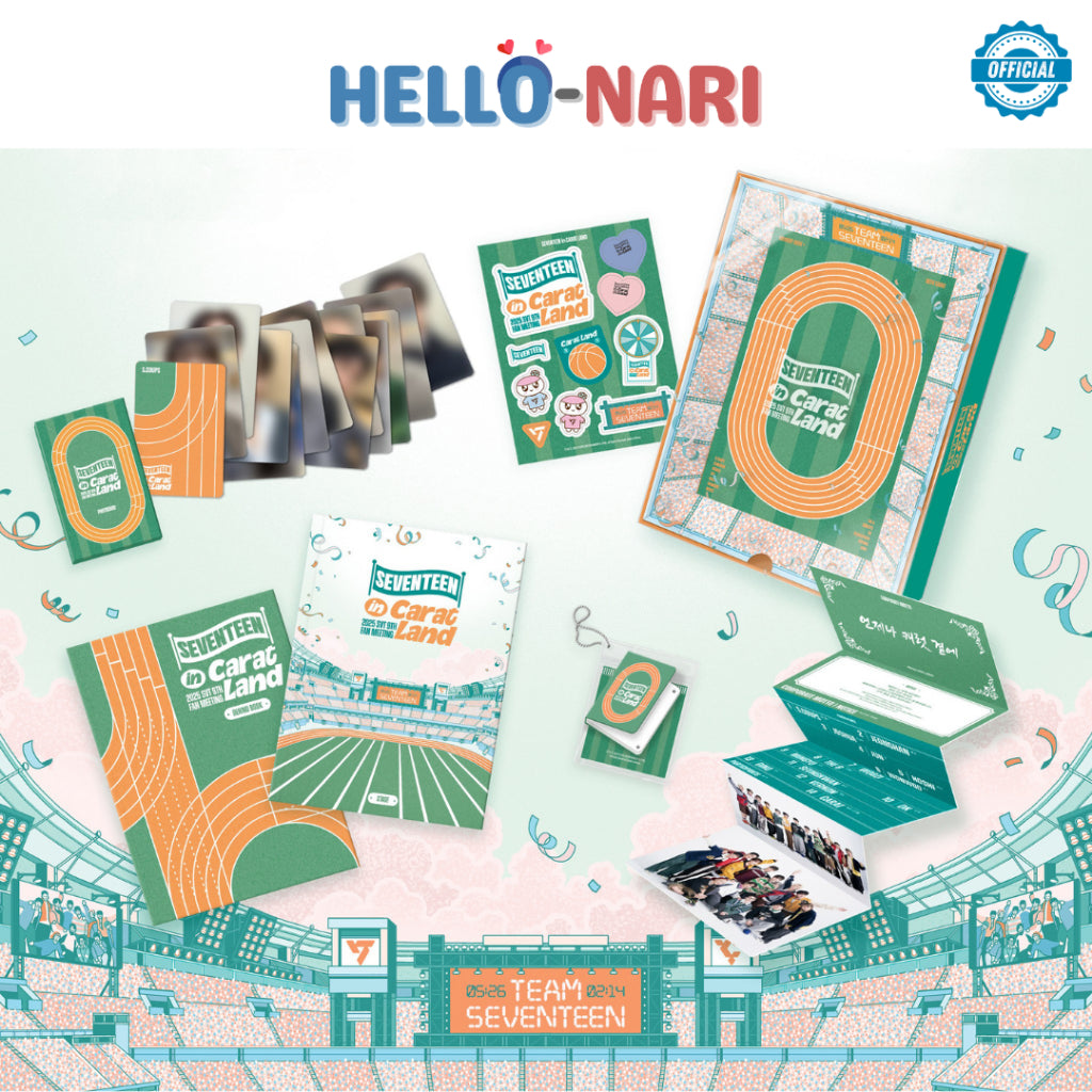 2025 SEVENTEEN 9th Fan Meeting SEVENTEEN in Carat Land Memory Book+ Digital Code (Tingi)
