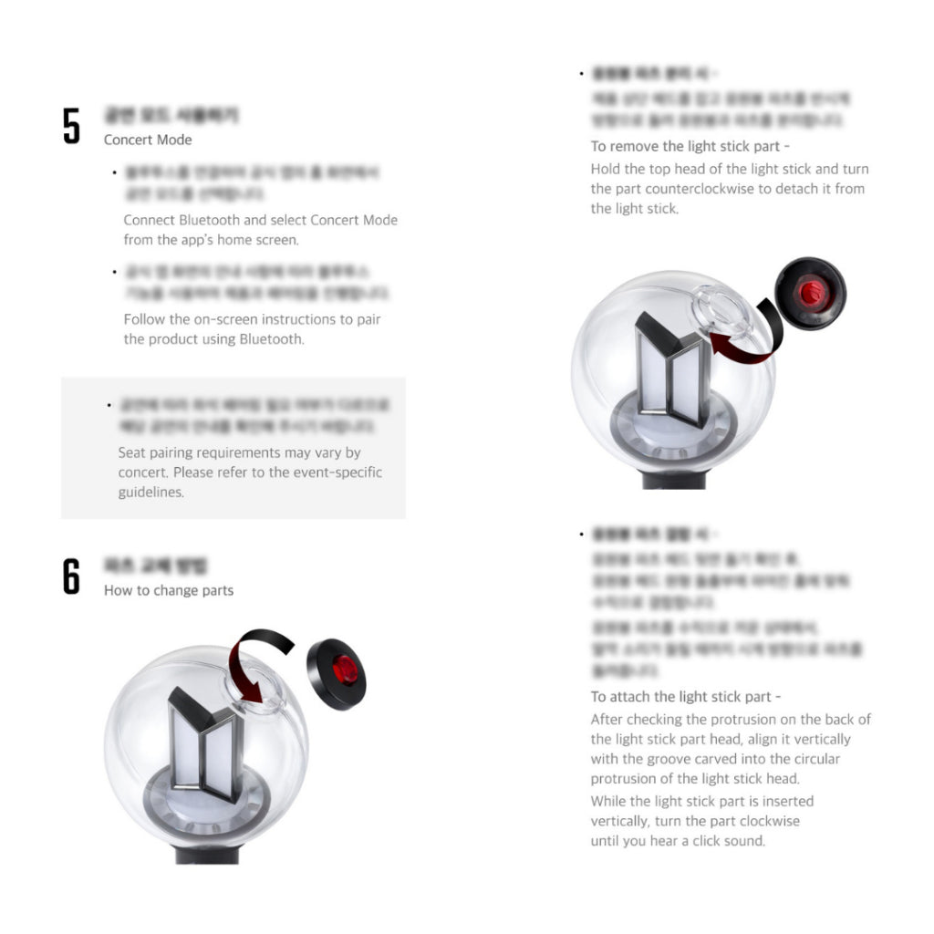 BTS Official Light Stick - ARMY Bomb Version 4