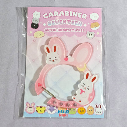 [FANMADE] SEVENTEEN Miniteen Carabiner