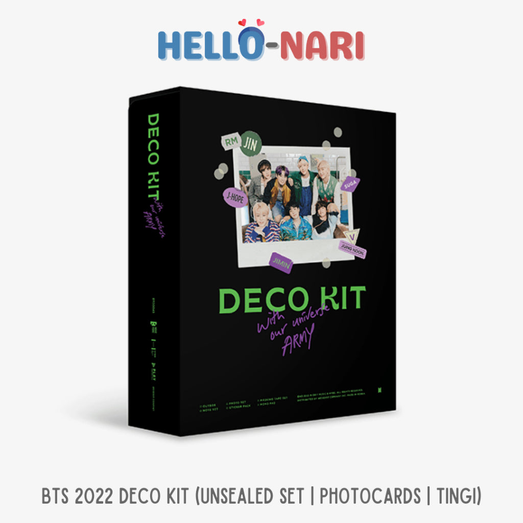BTS Official 2022 Deco Kit (Unsealed | Photocards | Tingi)