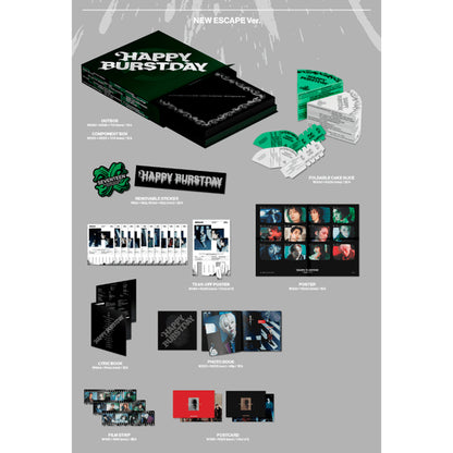 SEVENTEEN HAPPY BURSTDAY Standard Version (No Photocards) (Burstday, Escape, Myself)