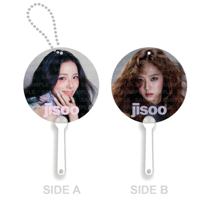 [FANMADE] BLACKPINK Inspired Mini Image Picket Fan Keyring
