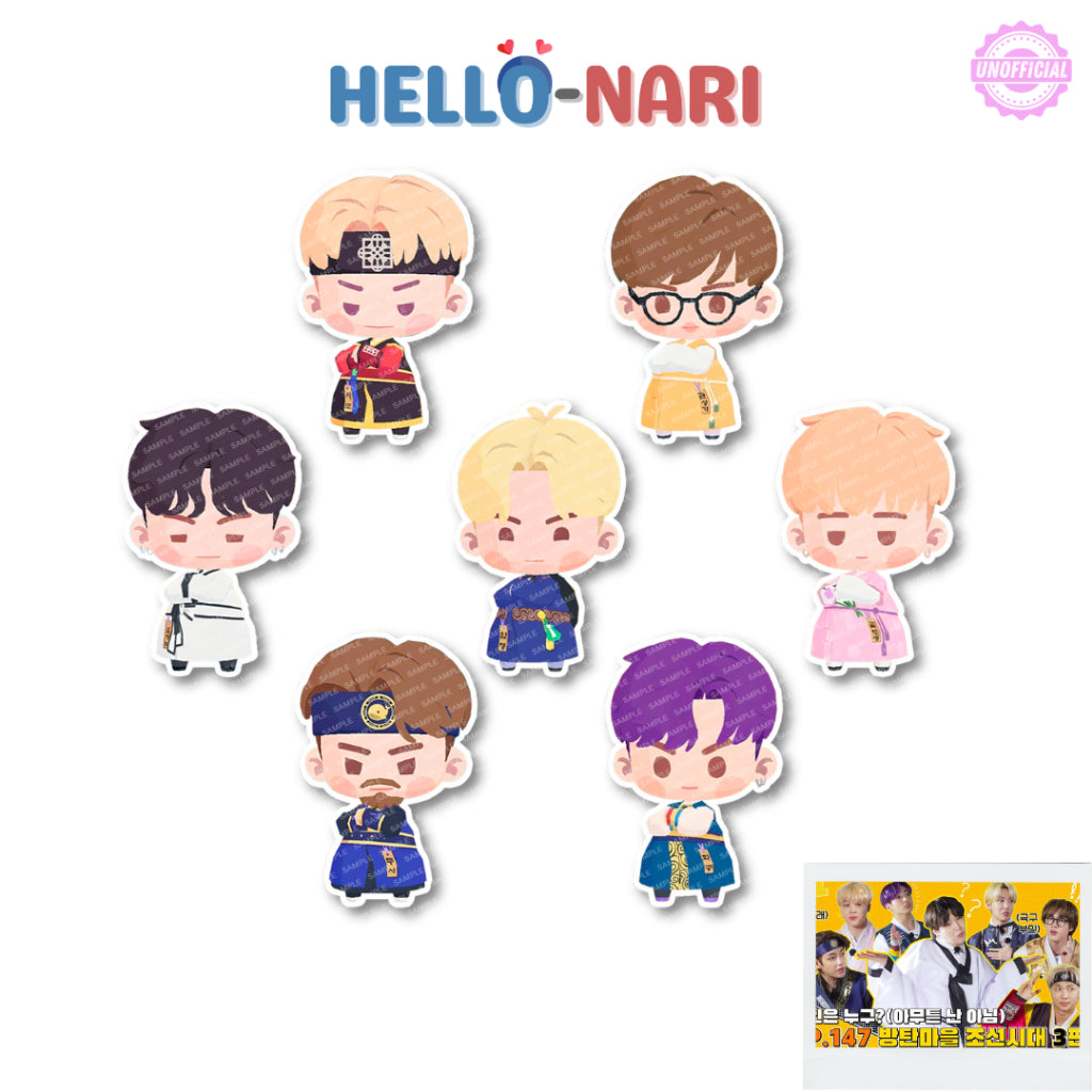 [FANMADE] BTS Island Inspired Stickers | Matte | Vinyl Sticker | Waterproof | Die Cut | Easy Peel