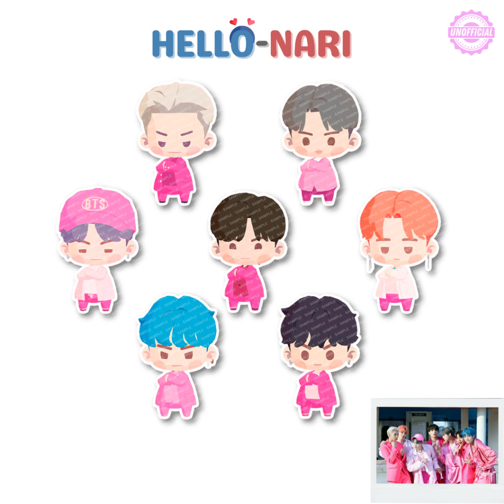 [FANMADE] BTS Island Inspired Stickers | Matte | Vinyl Sticker | Waterproof | Die Cut | Easy Peel