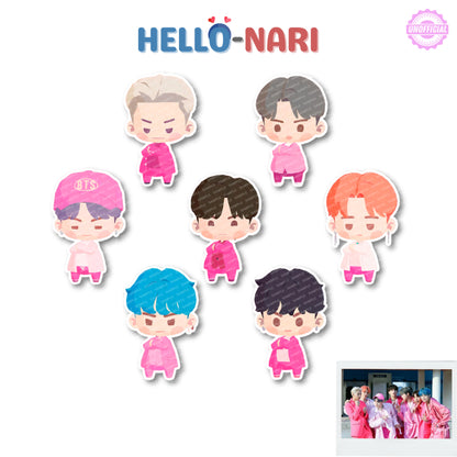 [FANMADE] BTS Island Inspired Stickers | Matte | Vinyl Sticker | Waterproof | Die Cut | Easy Peel