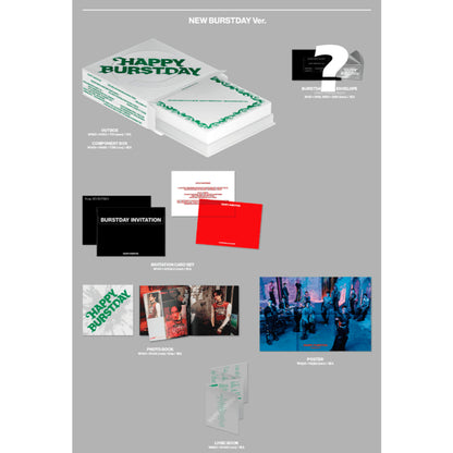SEVENTEEN HAPPY BURSTDAY Standard Version (No Photocards) (Burstday, Escape, Myself)