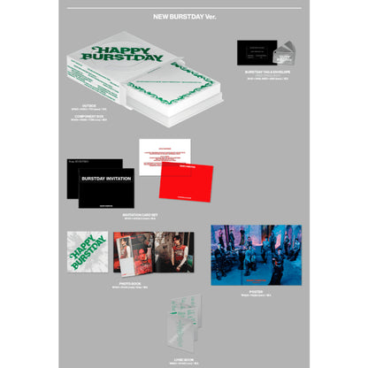 SEVENTEEN HAPPY BURSTDAY Standard Version (No Photocards) (Burstday, Escape, Myself)