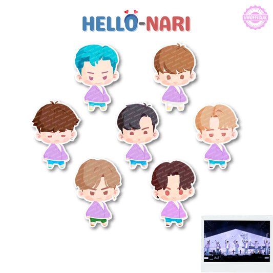 [FANMADE] BTS Island Inspired Stickers | Matte | Vinyl Sticker | Waterproof | Die Cut | Easy Peel