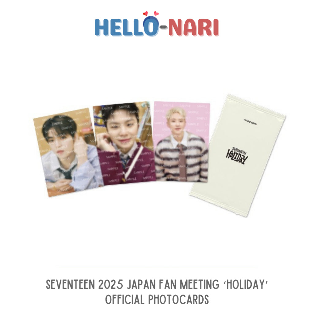 SEVENTEEN 2025 Japan Fanmeeting HOLIDAY Official Photo Cards
