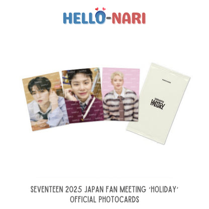 SEVENTEEN 2025 Japan Fanmeeting HOLIDAY Official Photo Cards