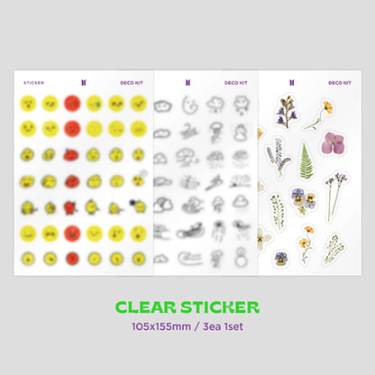 BTS Official 2022 Deco Kit (Unsealed | Photocards | Tingi)