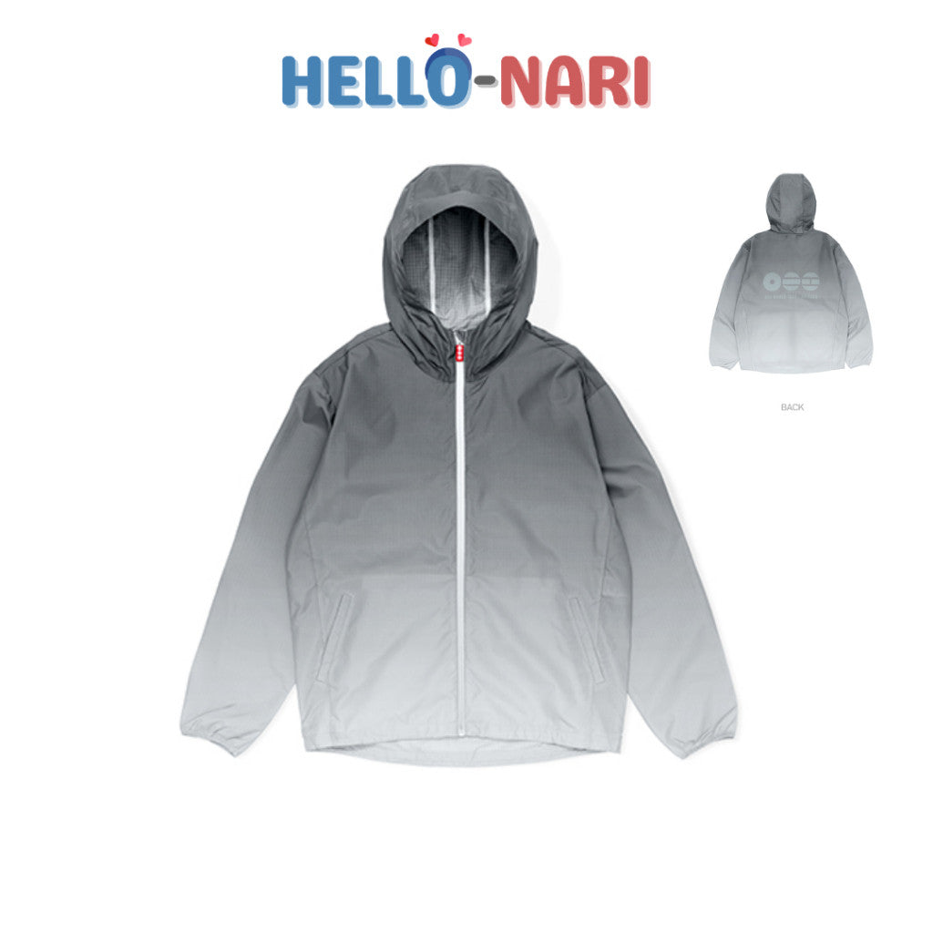 BTS Official Arirang Tour Merch - Wind Jacket (Gray | Global)