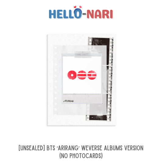 [UNSEALED] BTS 5th Album ARIRANG WeVerse Albums Version (QR Card only) (No Photocards)