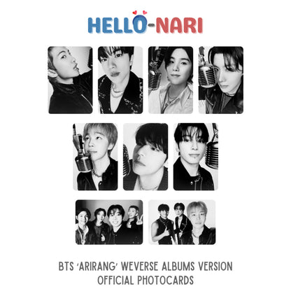 BTS 5th Album ARIRANG WeVerse Albums Version Official Album Photocards