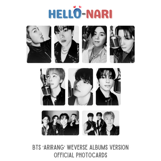 BTS 5th Album ARIRANG WeVerse Albums Version Official Album Photocards
