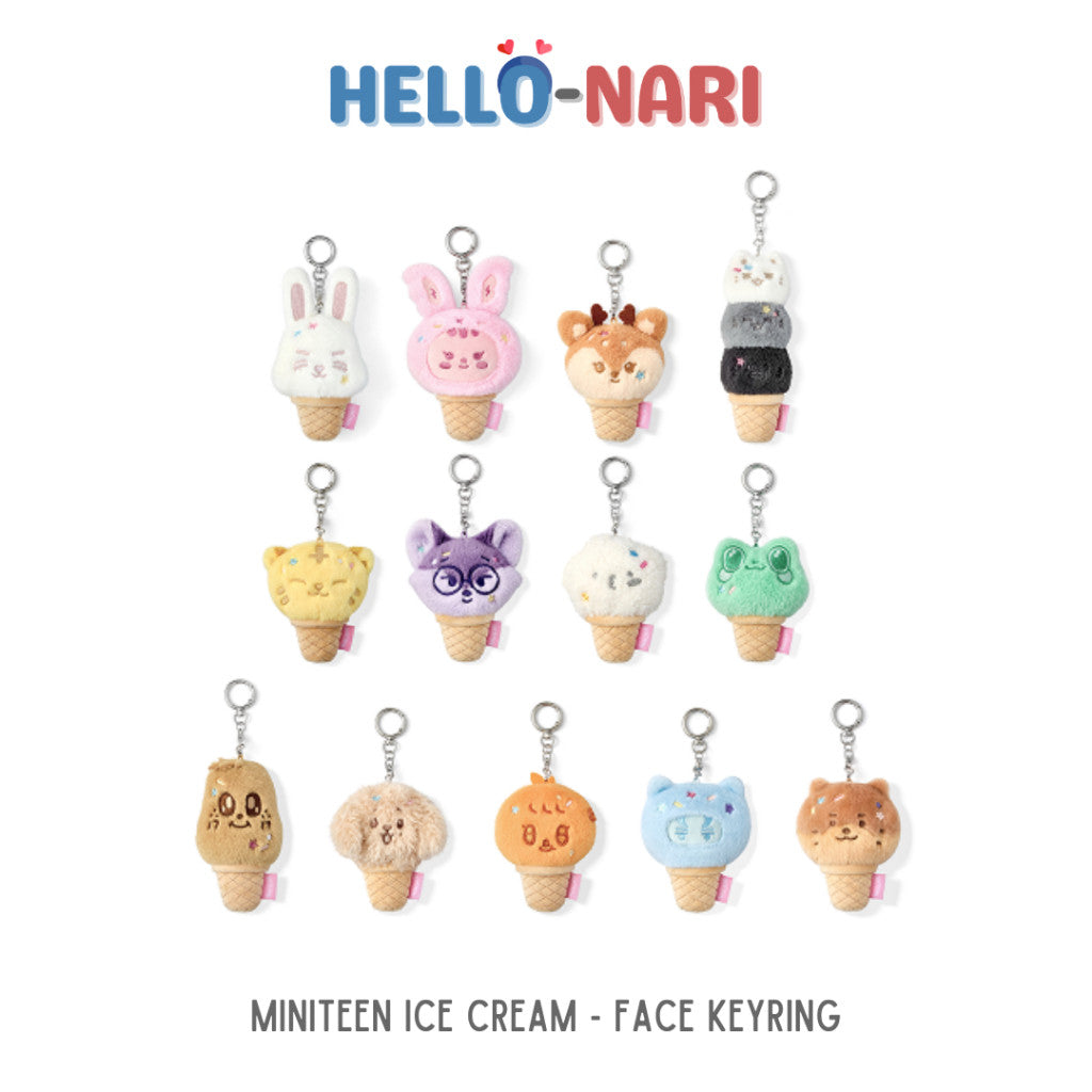SEVENTEEN MINITEEN Ice Cream Official MD - Face Keyring