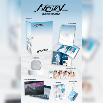 SEVENTEEN World Tour: NEW_ Digital Code (Unsealed Set | Photocards | Tingi)