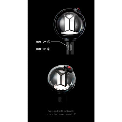 BTS Official Light Stick Keyring - ARMY Bomb Version 4