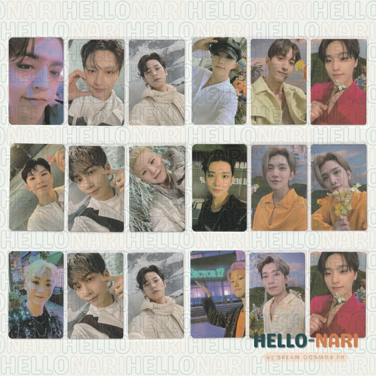 SEVENTEEN SECTOR 17 - Official Photo Cards (Album, Soundwave Lucky Draw R1)