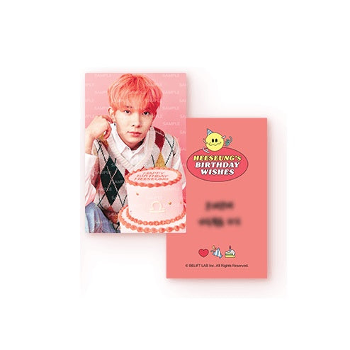 ENHYPEN Heeseung Birthday DIY Photo Garland