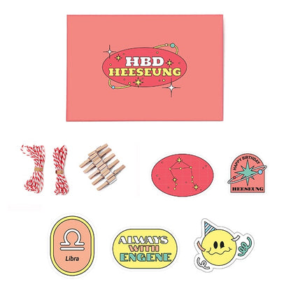 ENHYPEN Heeseung Birthday DIY Photo Garland