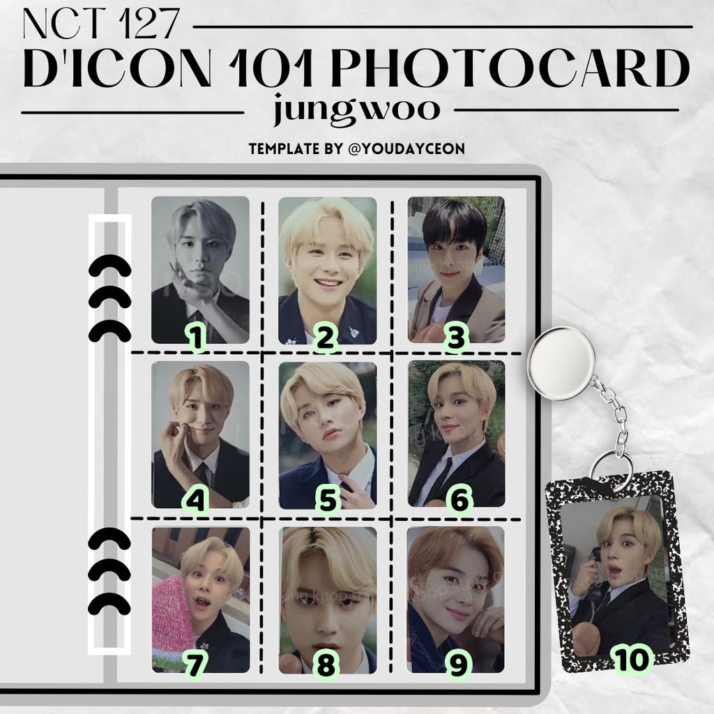 NCT127 DICON 101 Photocard Custom Book