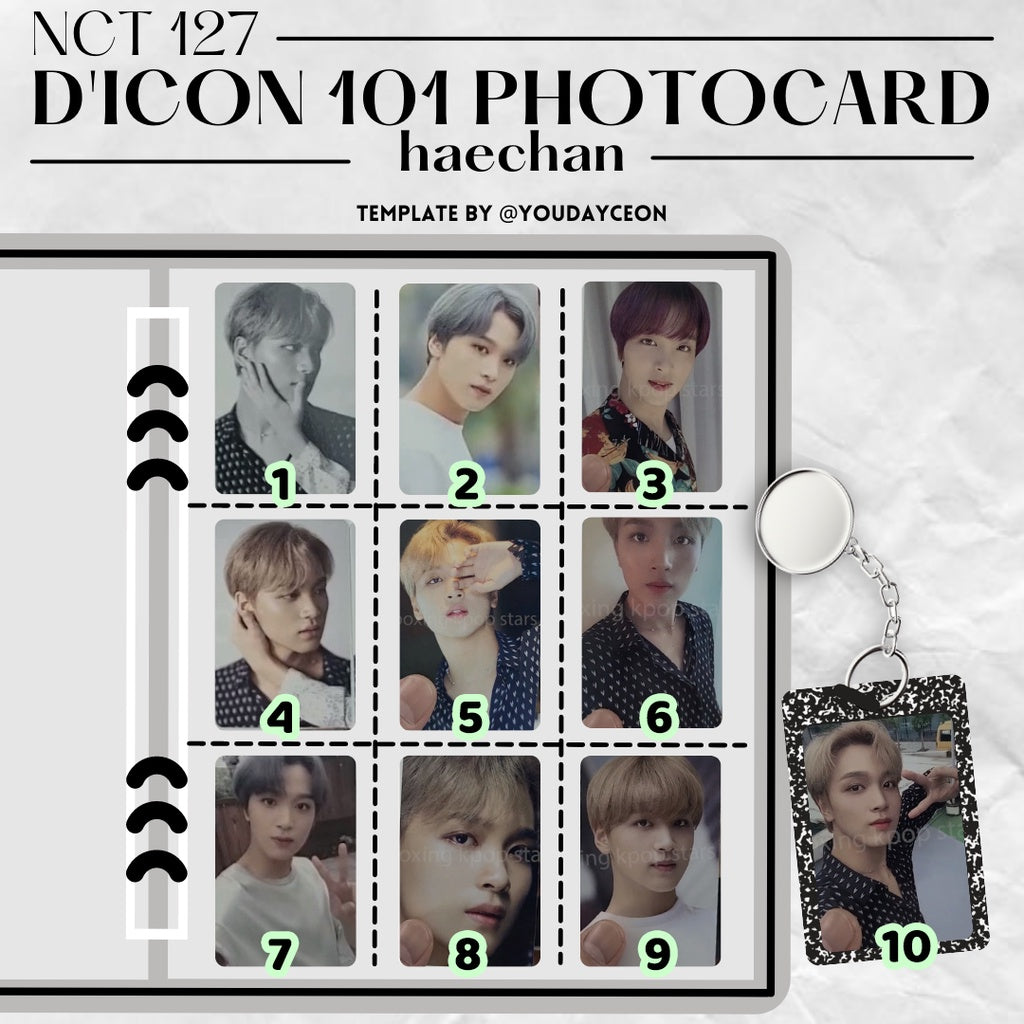 NCT127 DICON 101 Photocard Custom Book