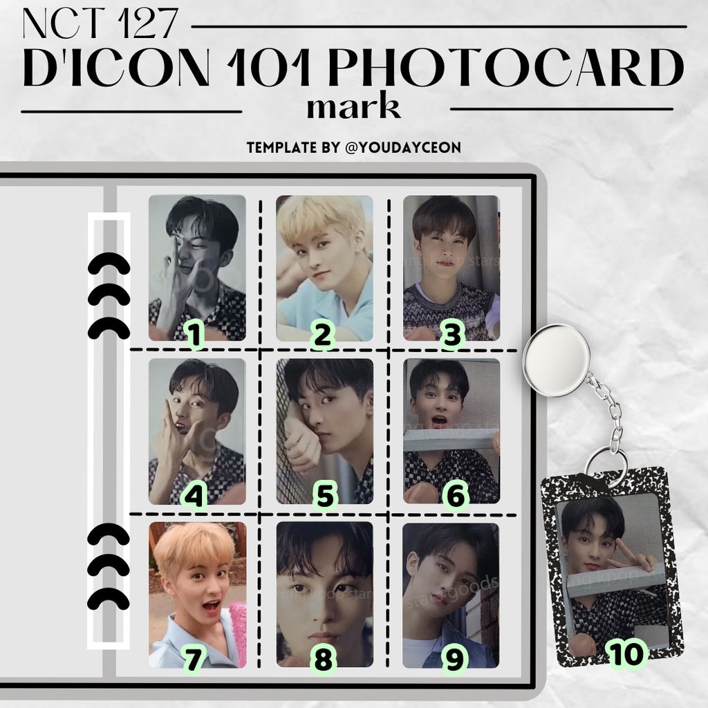 NCT127 DICON 101 Photocard Custom Book