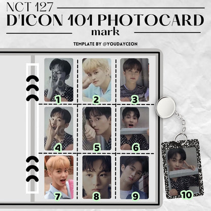 NCT127 DICON 101 Photocard Custom Book
