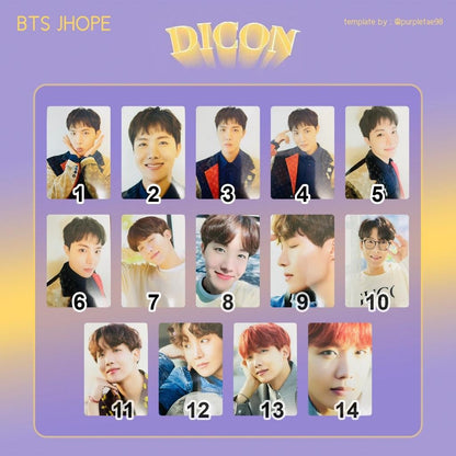 DISPATCH BTS DICON 101 Photocard Custom Book Official Photocards