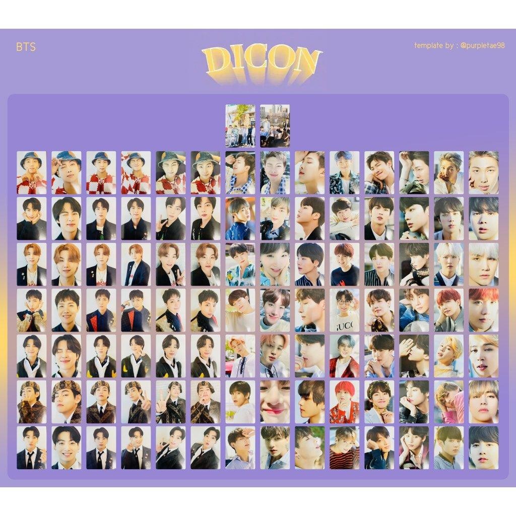 DISPATCH BTS DICON 101 Photocard Custom Book Official Photocards