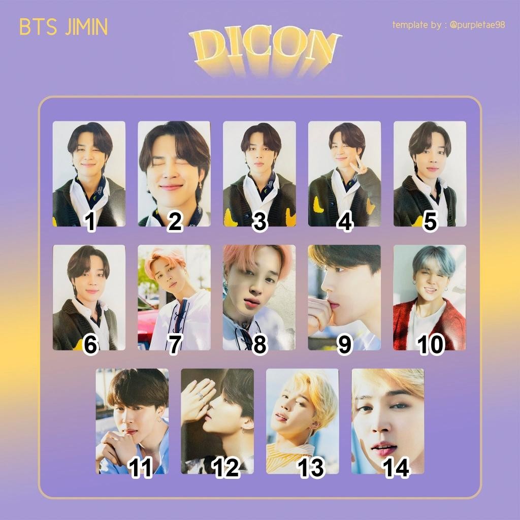 DISPATCH BTS DICON 101 Photocard Custom Book Official Photocards