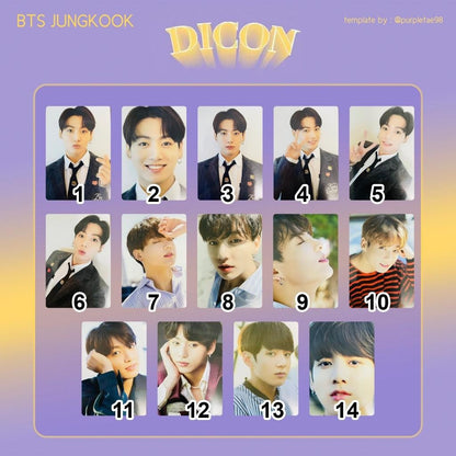 DISPATCH BTS DICON 101 Photocard Custom Book Official Photocards