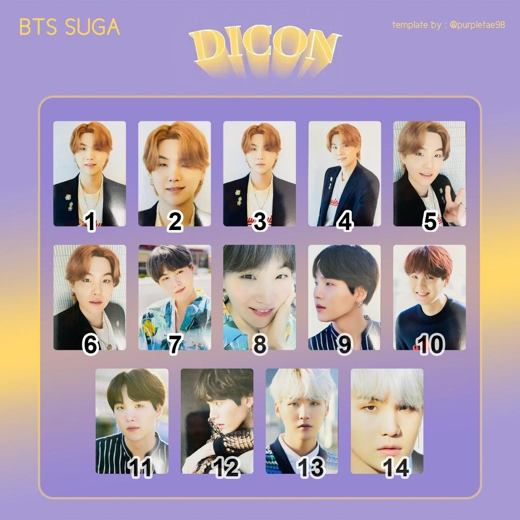 DISPATCH BTS DICON 101 Photocard Custom Book Official Photocards