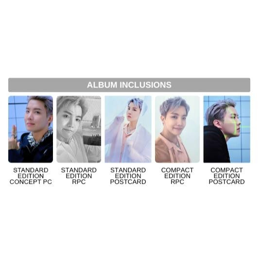 BTS Proof Standard Edition Official Photocards